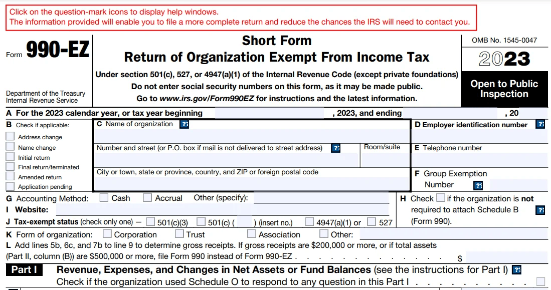 Form 990-EZ