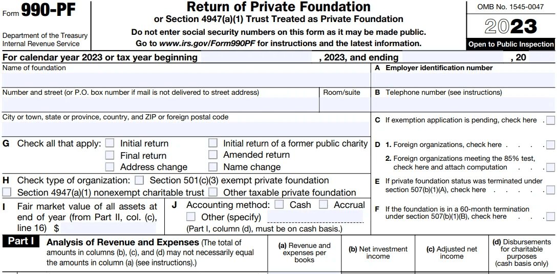Form 990-PF